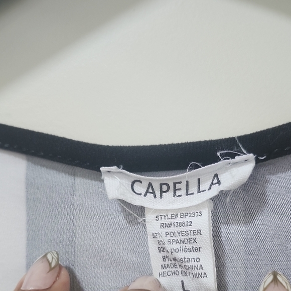 Capella Green and Yellow Striped Jumpsuit with Wide-Leg Silhouette - Picture 5 of 13